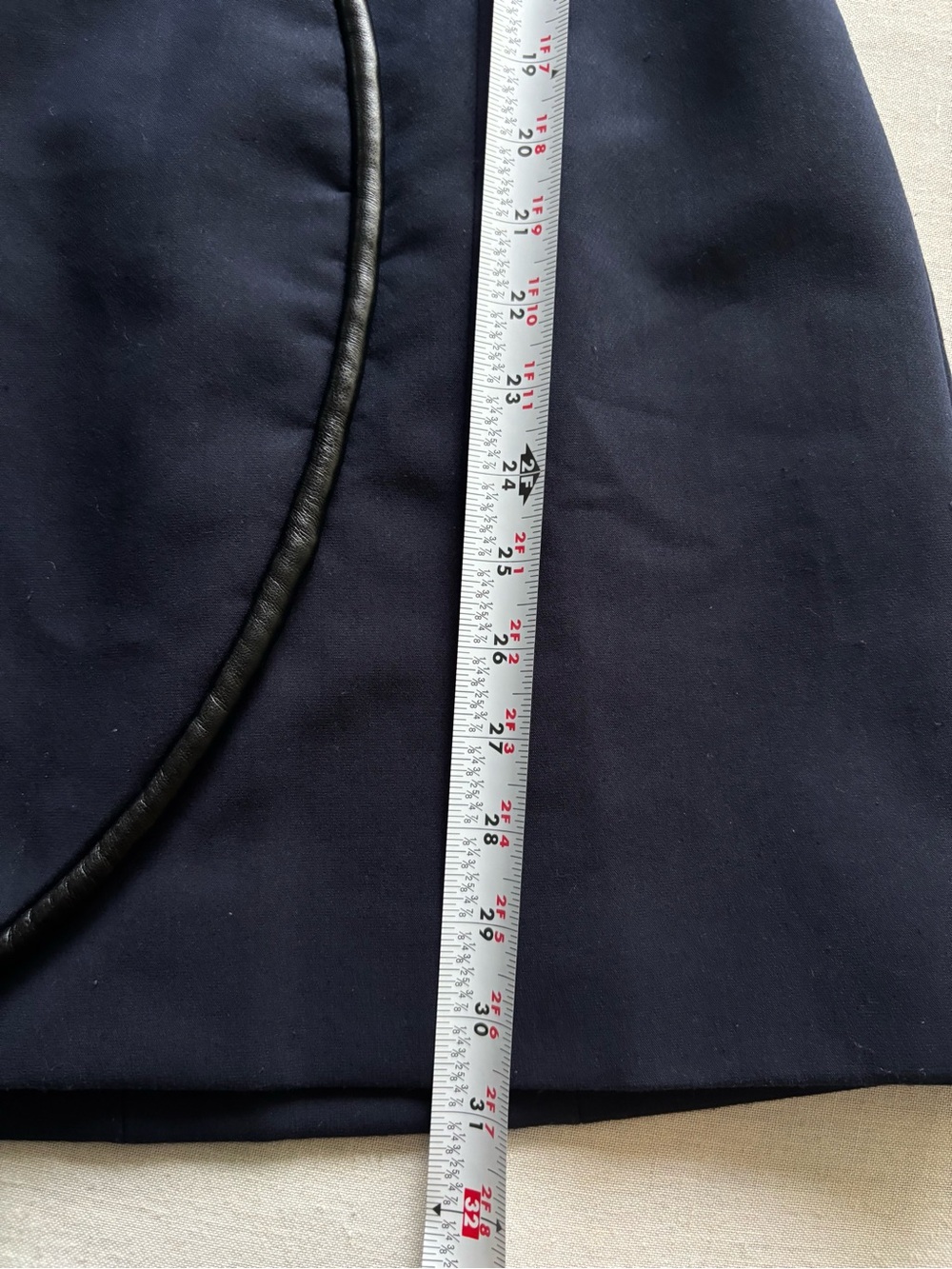 Amanda Uprichard Andie Mini Dress Navy Size M | Modern Cocktail Dress - Picture 8 of 12